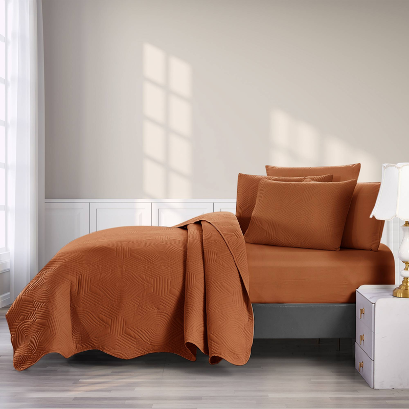 Set con bordo curvo in stile CG19, adatto per camere da letto e soggiorni (1 copriletto + 2 federe, senza anima per piumone o cuscino)_voghion.com