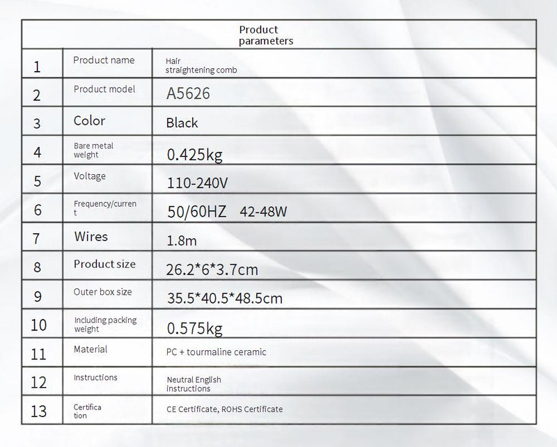 Arricciacapelli elettrico LCD a ioni negativi, piastra per capelli, pettine per capelli, veloce e non danneggia la cura dei capelli._voghion.com