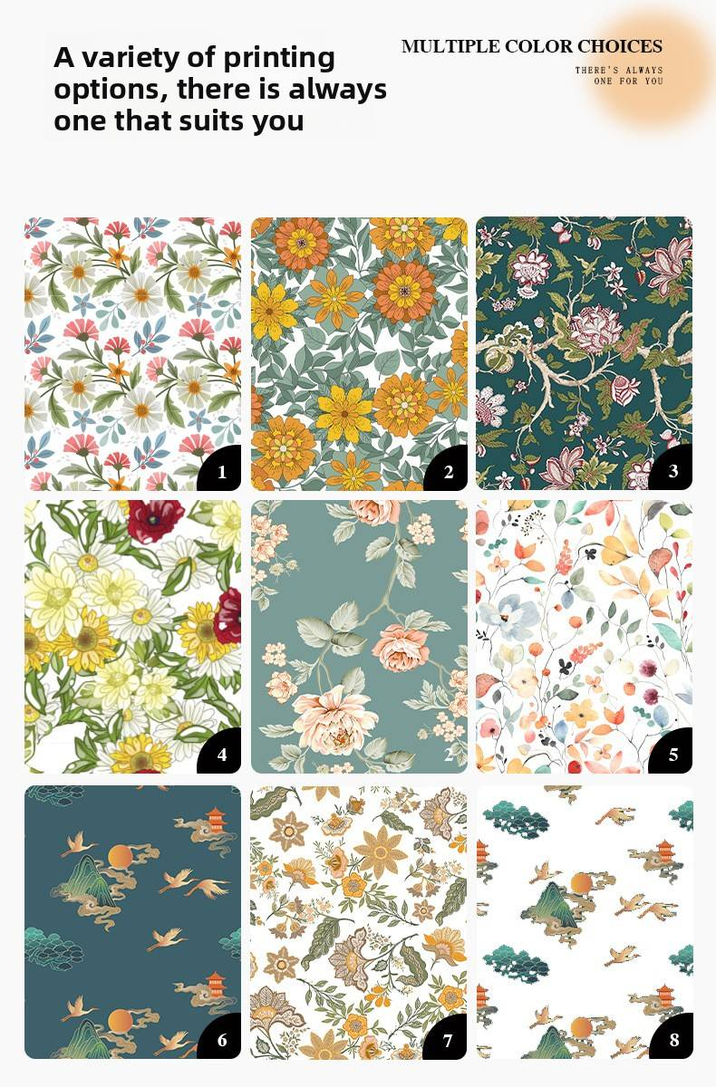 Nappe rectangulaire en coton et lin – Imperméable et oléophobe – Décoration florale bohème élégante pour table à manger et table basse_voghion.com