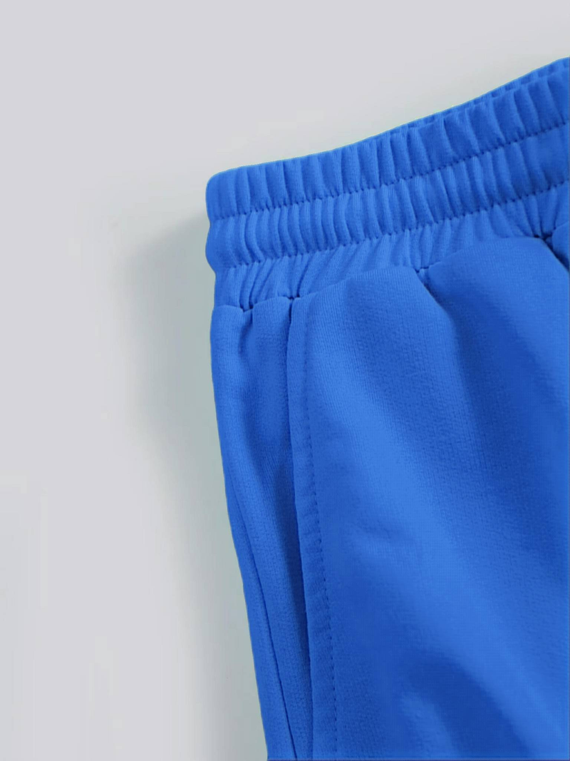 Completo estivo da uomo a maniche corte e pantaloncini da 5 pollici - Miscela di cotone modal leggero per la palestra_voghion.com