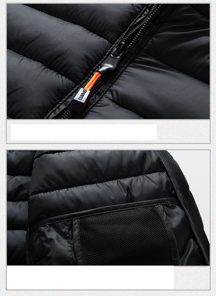 Men's Clothing Cotton Coat Men's Light Hooded Jacket New Slim Cotton Coat Men's Winter Tops Men's New Rib Cotton Coat_voghion.com