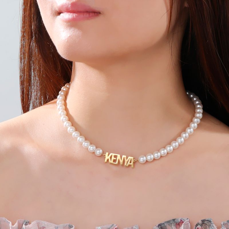 2025 Nuovi arrivi Sipuris Collana girocollo in acciaio inossidabile personalizzata con nome personalizzato per donne Elegante regalo per fidanzata Nuovo_voghion.com