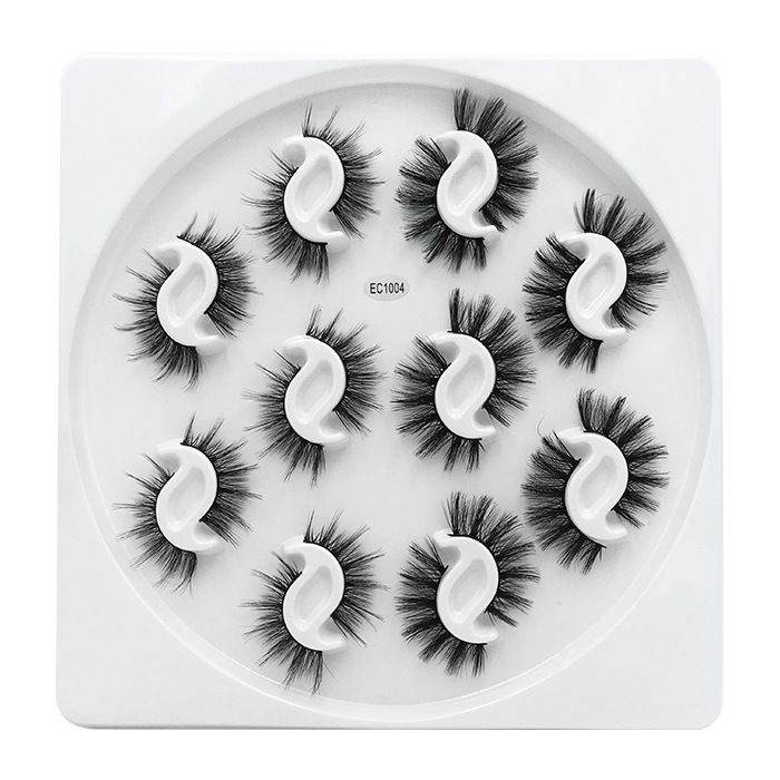 Hot Sale 10 Pairs Of Fluffy False Multi-Layer Dense Realistic Long Eyelashes Manufacturer_voghion.com