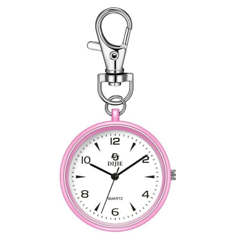 Watch Pendant Keychain hanging watch Nurse watch Clear small student pocket watch Large number quartz watch_voghion.com