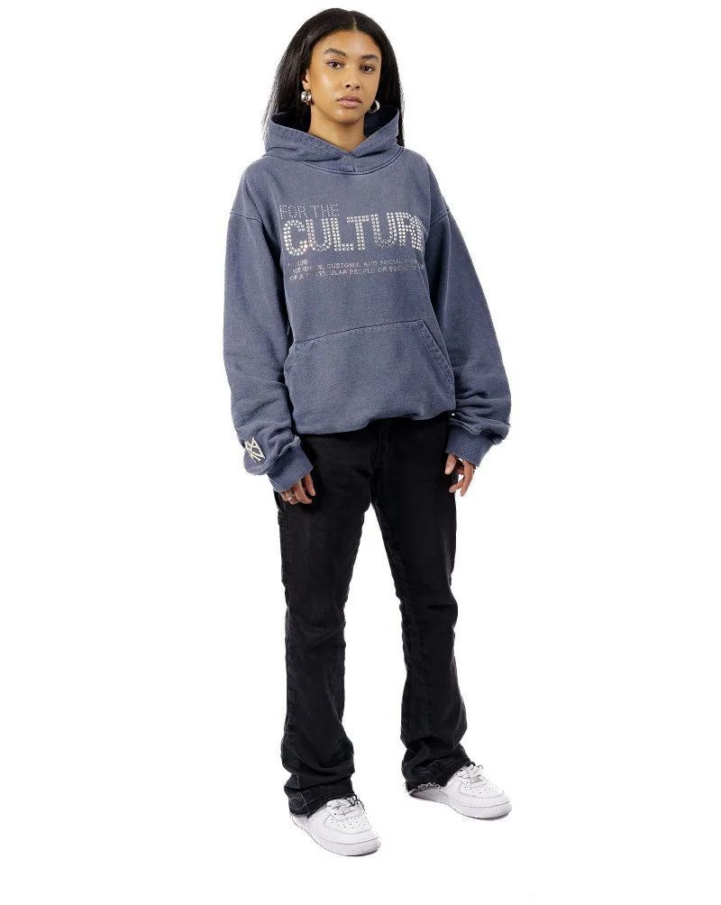 "Herren Trendy Retro Kapuzenpullover - Weicher Loose Fit, Rautenmuster, Herbst Winter Mode, Schwarz/Grau/Blau"_voghion.com