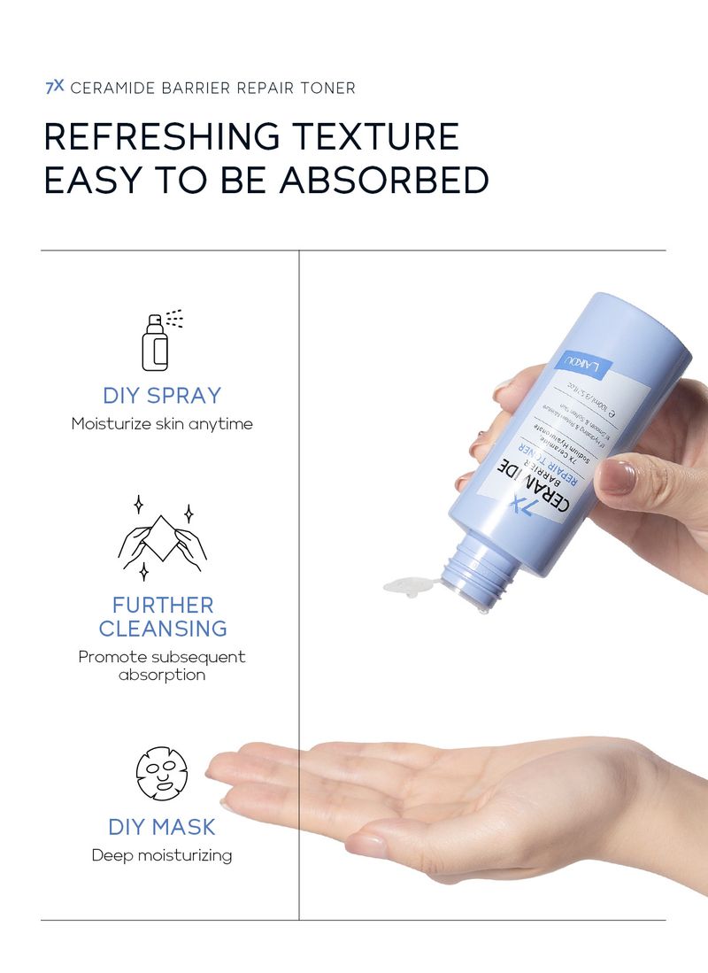 LAIKOU Ceramide Toner 100ml Hydraterend Hydraterend Beauty One Piece Dropshipping_voghion.com