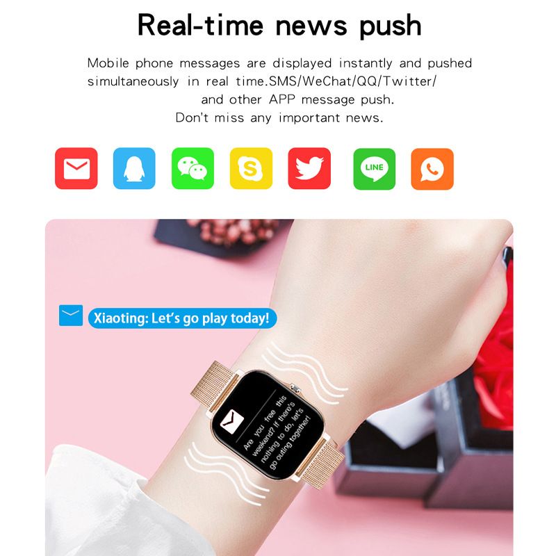 Bluetooth Arama, AMOLED Ekran, Kalp Atış Hızı ve Uyku İzleme, Erkekler ve Kadınlar İçin Su Geçirmez Fitness Takip Cihazı Özellikli Akıllı Saat (Kayış Seçenekleri)_voghion.com