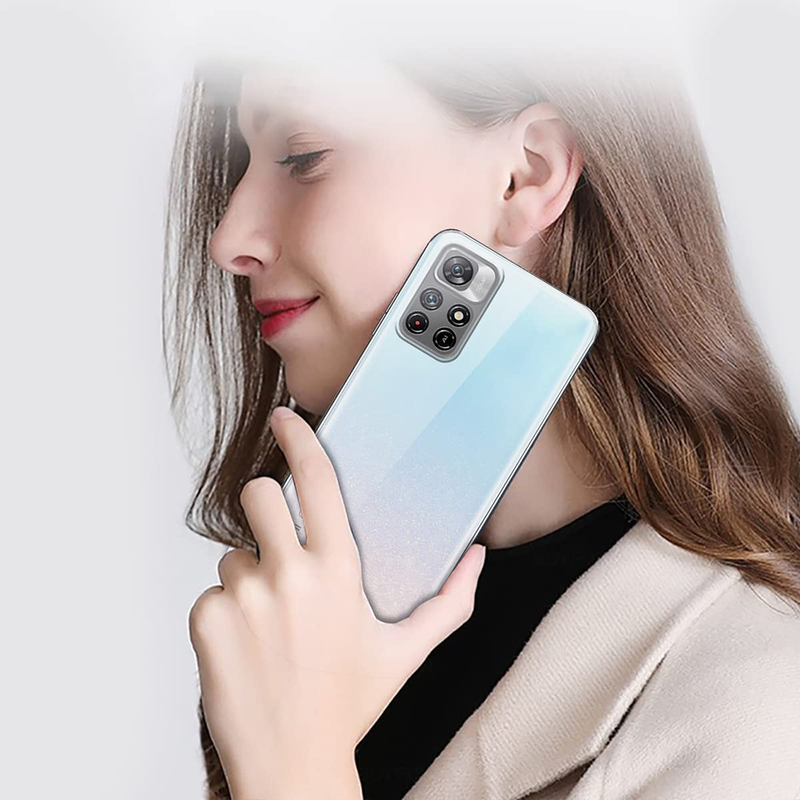 Funda de teléfono para Xiaomi de silicona ultrafina Redmi Note 11 10 9 8 Pro Max 11T 10S 9S 9T 8T, funda suave transparente para Redmi 10 9A_voghion.com