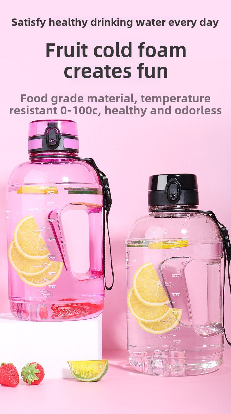 Large Capacity Gallon Pot Vat Water Cup 2 Liters With Capacity Scale Bottle Ton Ton Barrel_voghion.com