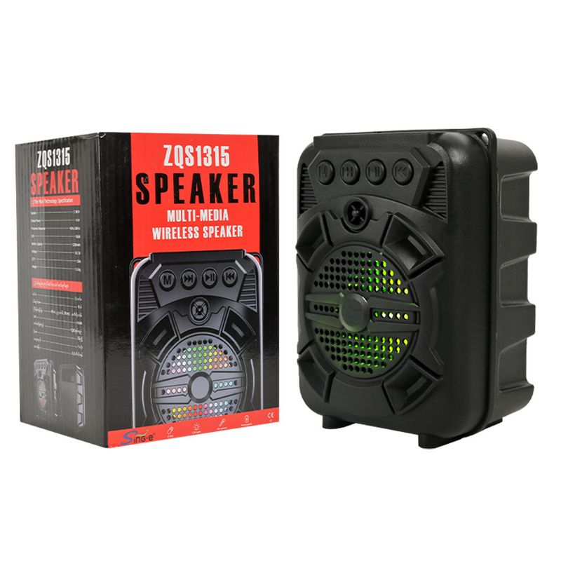 ZQS1315LED RGB-lantaarns Outdoor Campinggids Bluetooth Kleine Luidspreker_voghion.com