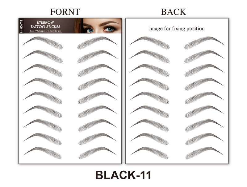 Naklejki na brwi 6D Hair Like Eyebrows Makeup Wodoodporne brwi Długie naturalne włosy-podobne autentyczne tatuaż na brwi_voghion.com
