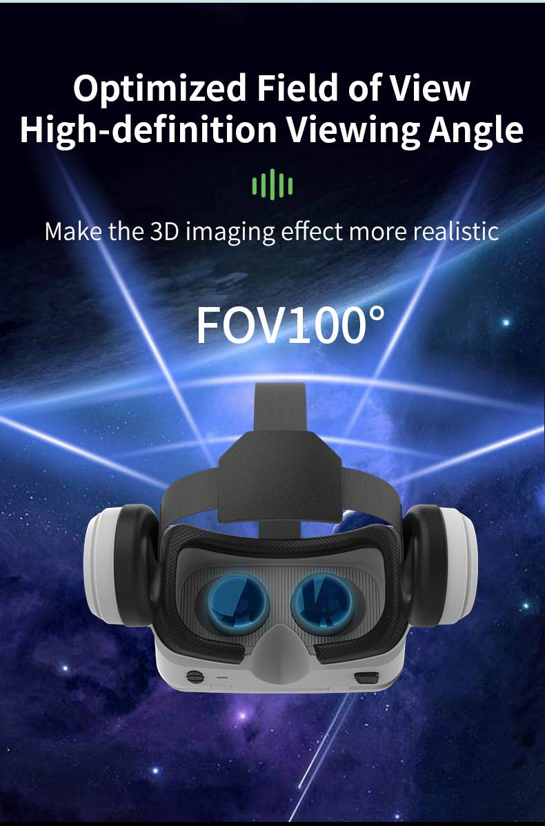 Ezer Magic Mirror vr szemüveg, all-in-one mobiltelefon headsettel, 3D vr szemüveg viselése_voghion.com