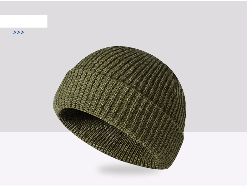 Unisex Nuetsreflektiv Seidstrickmütz Wanter Outdoor-Sportreflektivmütz Lafmütz Perséinlechkeetswarnmütz Melonmütz_voghion.com
