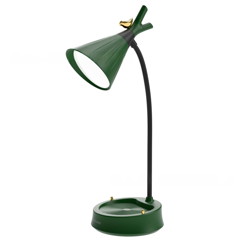 Lampada da scrivania a LED regolabile con clip e 3 livelli di luminosità, stile nordico, luce di lettura portatile per camera da letto, studio e comodino._voghion.com