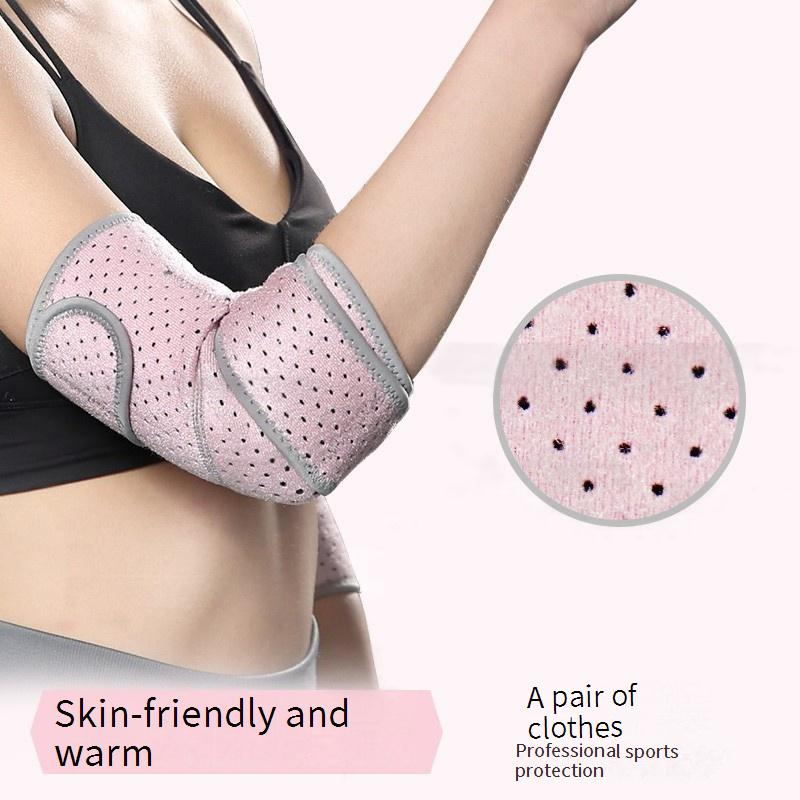 Women's Elbow & Wrist Support Sleeve – Adjustable Compression Arm Guard For Tennis, Yoga & Fitness (2 Colors, One Size Fits Most)_voghion.com