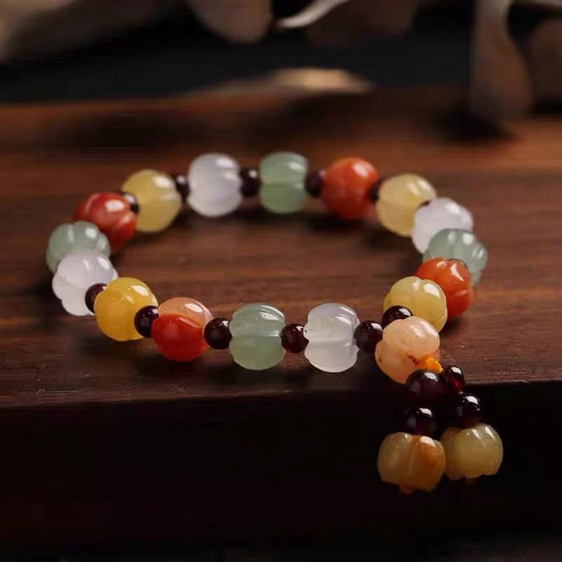 Jewelry Store For Women, Gemstone Bracelets And Necklaces, Natural Golden Silk Jade Bracelets, Jade Bamboo Joint Bracelets For Women._voghion.com