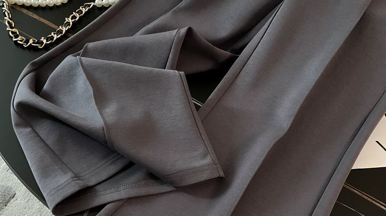 Îmbrăcăminte pentru femei, stil Mint Mambo ~ hanorac slim cu glugă, design de toamnă și iarnă, pantaloni cu talie înaltă și croială largă, costum casual din două piese, tendință feminină_voghion.com