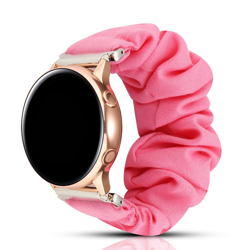 Cinturino in nylon 20mm 22mm per Samsung Galaxy Watch 4/5 44mm 40mm/Active 2/Gear S3 Scrunchies Bracciale elastico per Huawei GT 2 3 Pro_voghion.com