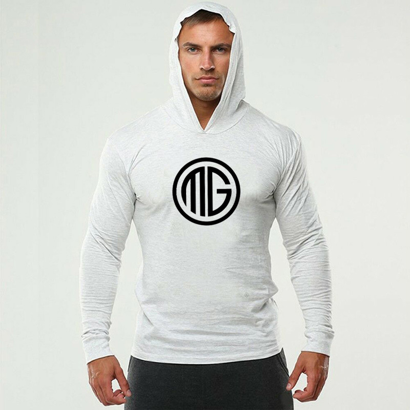 Men's fitness hoodie Muscle gym professional warm casual jacket_voghion.com