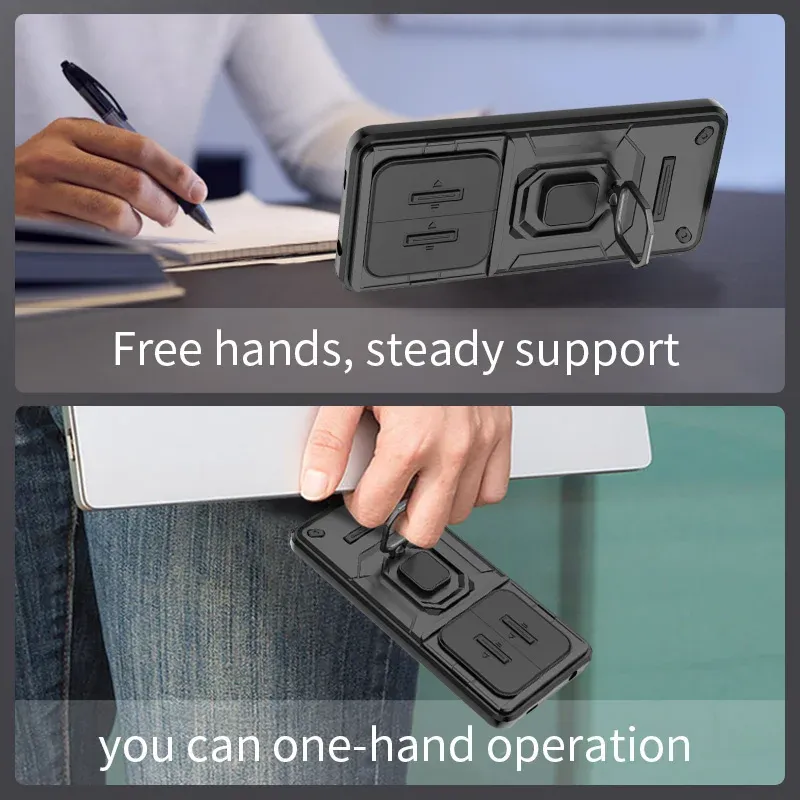 Pour Redmi Note 13R 13 12 Pro Plus Turbo 12S K70E K70 K60 Ultra 13C 5G A3 Armor Case Camera Lens Protection Ring Holder_voghion.com