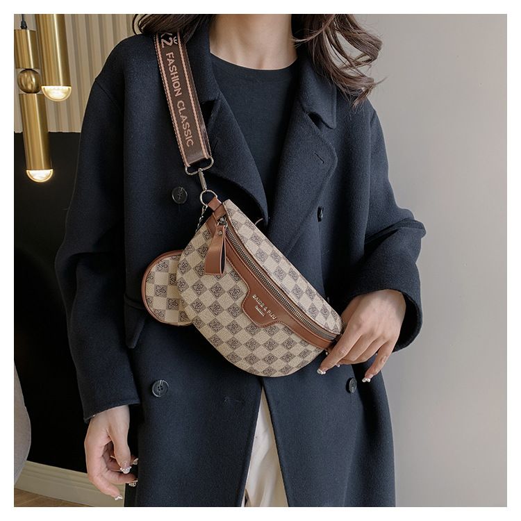 Frühling Neue Damentasche Koreanische Mode Brusttasche Taillentasche Bequeme Trendy Nischen-Schulter-Umhängetasche_voghion.com