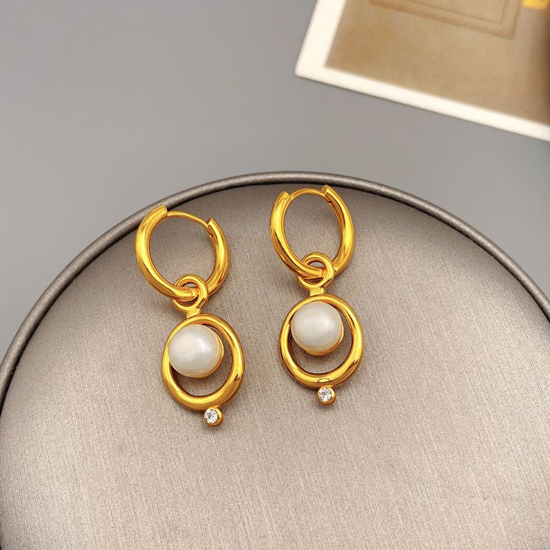 Süßwasserperlenohrringe mit Nischendesign, exquisitem Temperament und Ohrschmuck_voghion.com