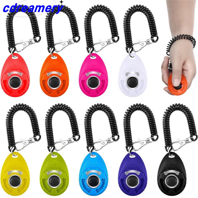 1 τεμάχιο Εκπαίδευση Σκύλων Κλικ Κατοικίδιο Γάτα Σκύλος Κλικ Εκπαιδευτής Διάφορα Στυλ Βοήθειας Ρυθμιζόμενο Λουράκι Καρπού Ήχος Μπρελόκ Είδη Σκύλου_voghion.com