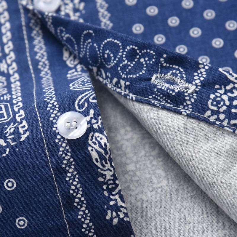 Kid's Clothing Boys short sleeved casual suits Summer short sleeved shirts and shorts Children's summer beachwear short sleeved beach shorts_voghion.com