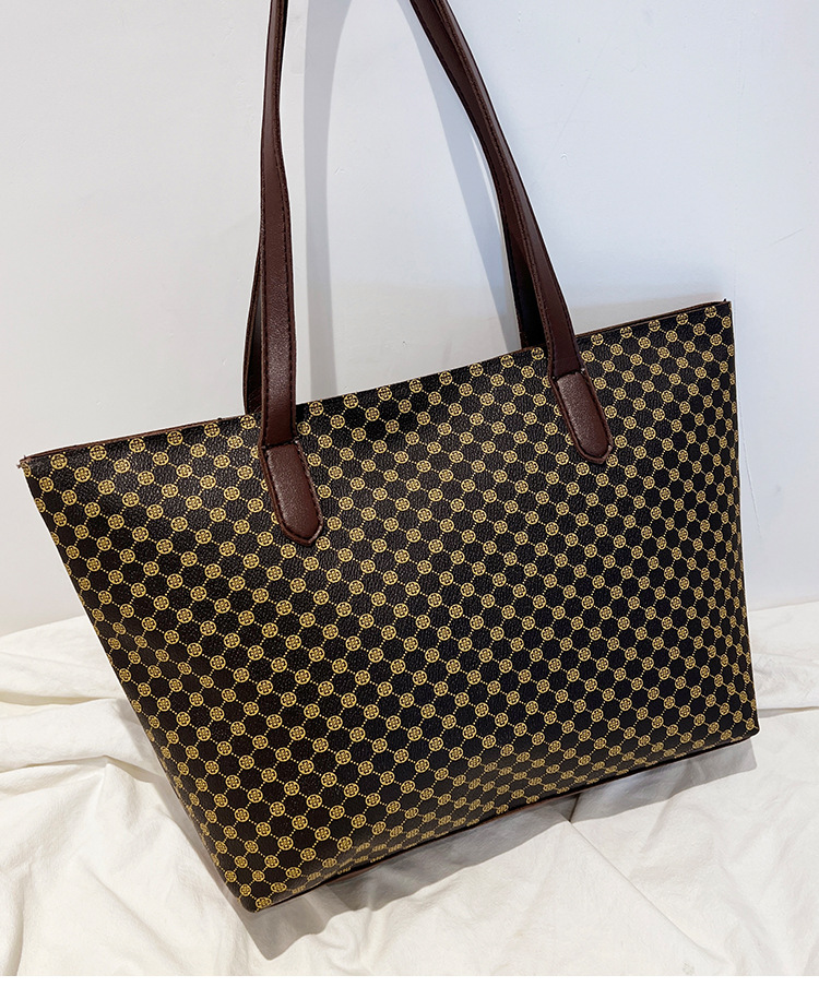 Borsa a mano stampata nuova Borsa da donna Borsa a mummia casual Stile coreano Borsa a tracolla di grande capacità_voghion.com