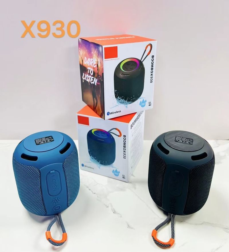 X930 Outdoor Bluetooth Wireless Creative Color Light Waterproof Portable Card Insertion subwoofer Gift Small Speaker_voghion.com