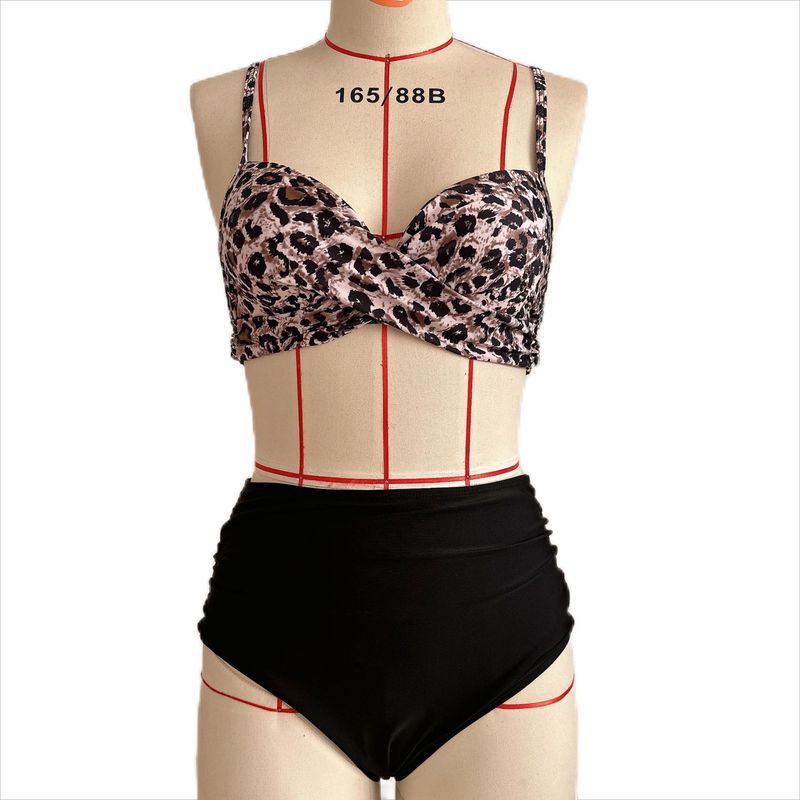 Vêtements pour femmes Maillot de bain deux pièces Maillot de bain bikini sexy Maillot de bain deux pièces pour vacances à la plage_voghion.com