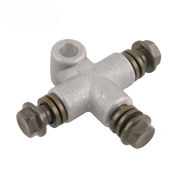 Universal M10 Hydraulic 3 Way Brake Oil Hose Adaptor Pipe Coupg Tee Split Port Adapte for Motorcycle ATV Dirt Pit Bike_voghion.com