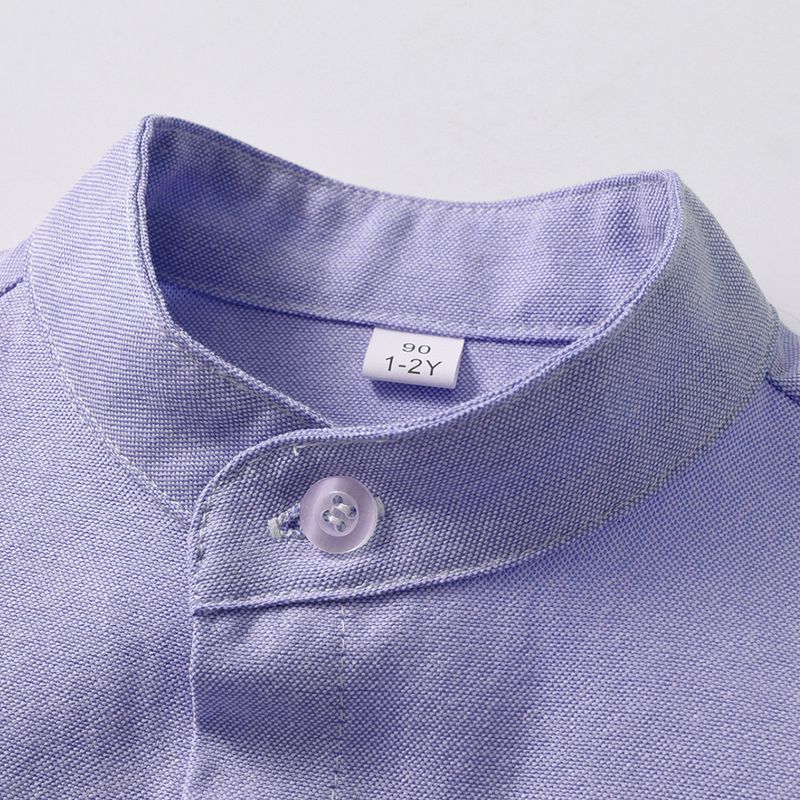 Ropa para niños Camisas de manga larga para niños, hermosas camisas exteriores para niños de primavera, chaquetas casuales de colores dulces, camisas para niños de estilo universitario_voghion.com