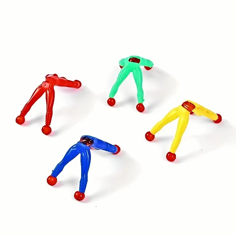5/10pcs, Stress Relieving Toys,Fourket Wall Climbing Toys,Wall Climbing Toys,Creative Sticky Toys,Party Gifts, Creative Tricky Toys For Creative Gifts_voghion.com
