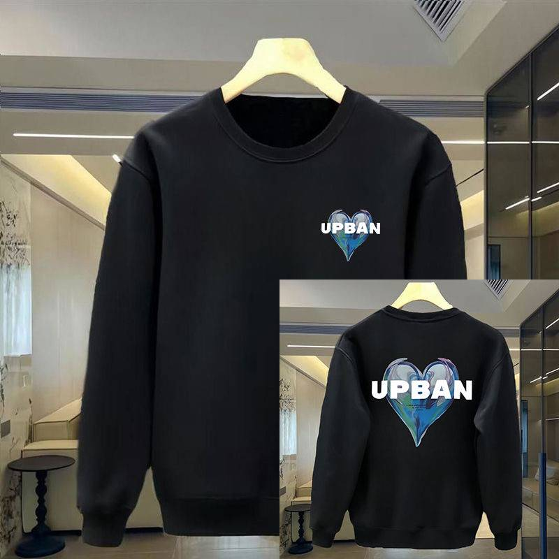 FW25 Matching Couple Cotton Crew Neck Sweatshirt - His & Hers_voghion.com