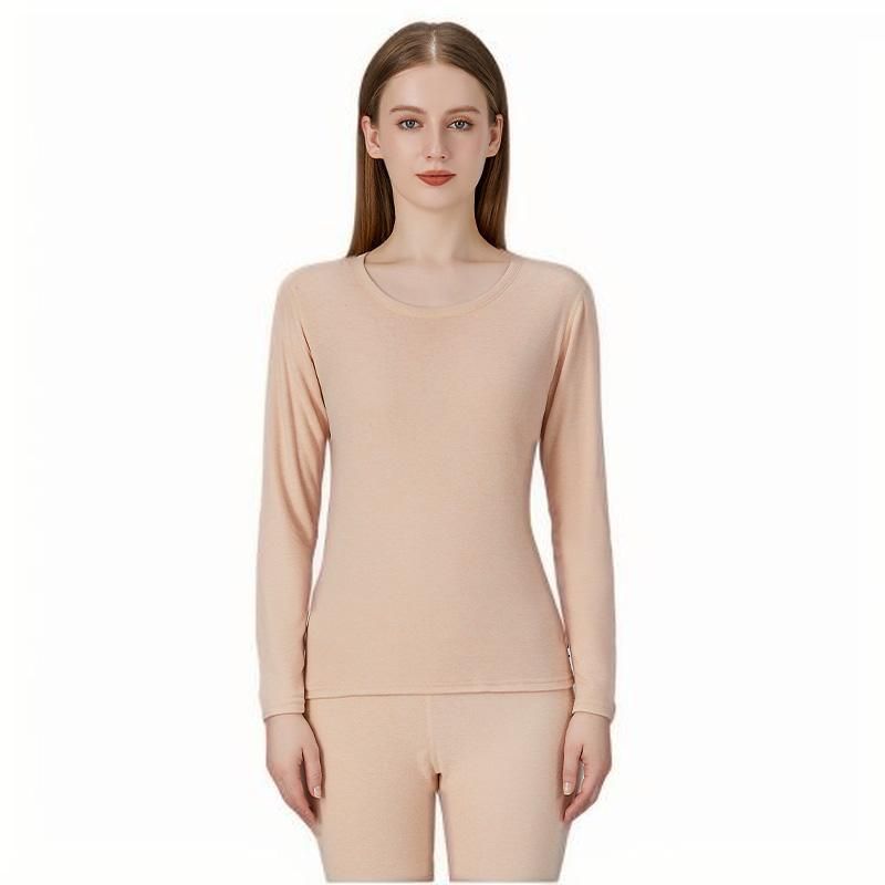 Men's & Women's Thermal Underwear Set - Cashmere Silk Blend, Fleece-Lined, Warm Winter Base Layer, Unisex Long Sleeve & Pants, Soft & Breathable_voghion.com