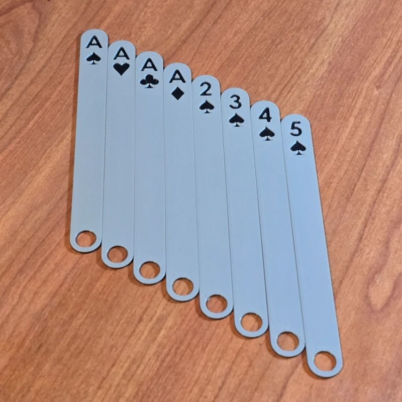 NO.A44Playing Cards, Popsicle Sticks, 3D Printed Decorative Items, Halloween And Christmas Gifts, Creative Home Goods_voghion.com