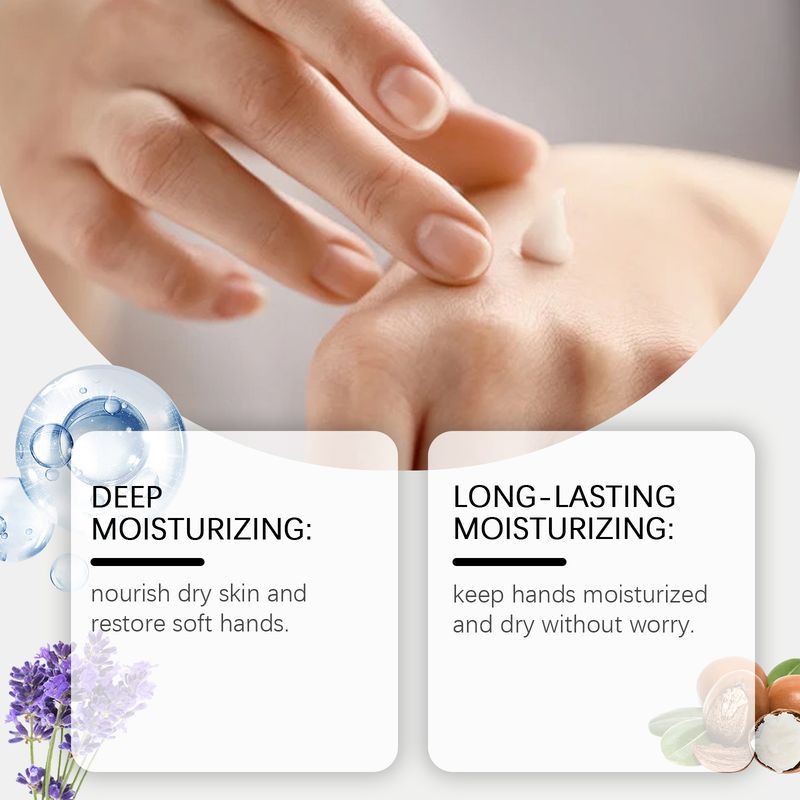 Viareline Lavender Moisturizing Hand Cream Moisturizing And Moisturizing Care For Hand Skin Anti-Dryness Hand Cream_voghion.com