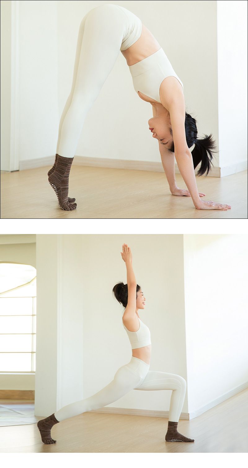 Calzini da yoga a cinque dita, calzini invernali da donna, calzini retrò in cotone a cinque dita all'ingrosso_voghion.com