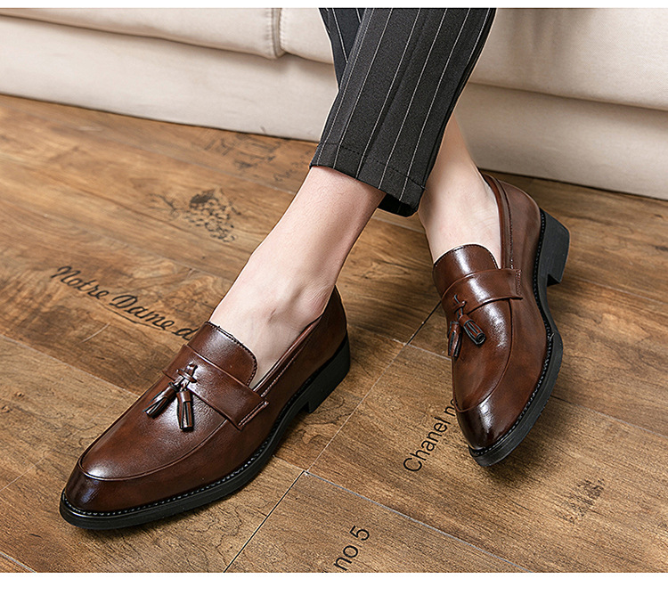 Formales Lackleder für Herren und Damen, bequemes Hochzeits- und Abendschuhwerk_voghion.com