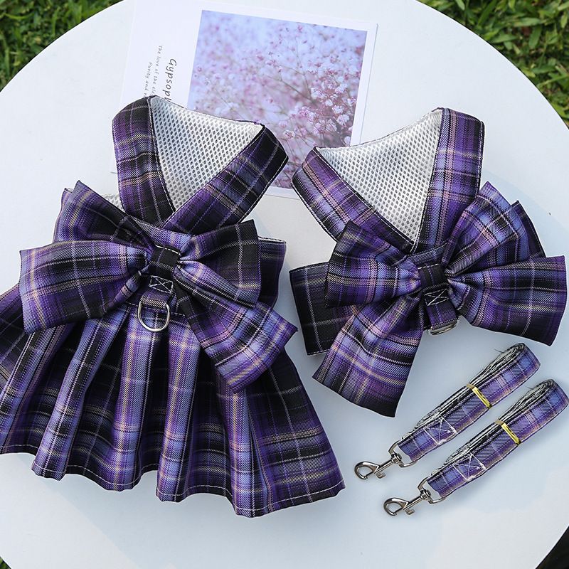 Vestito per cani in poliestere JK con guinzaglio di PawParty Store_voghion.com