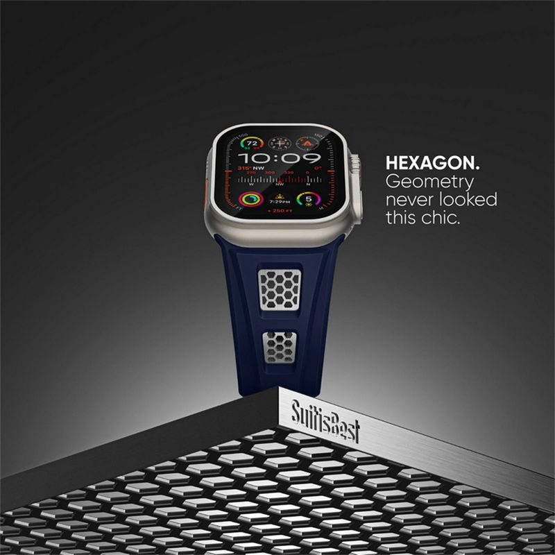 Pulksteņa siksniņa iwatch 42/44/45/49mm Silikona sporta modes pulksteņa siksniņa pulksteņu sērijai Ultra2 Se 9/8/7/6/5/4/3/2/1_voghion.com