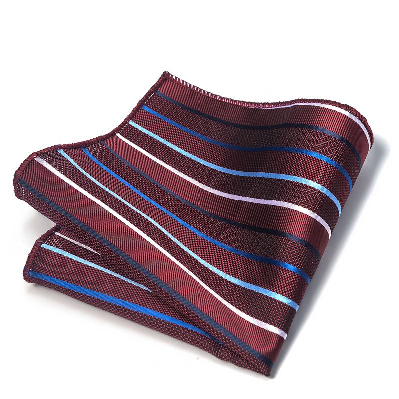 Zijden vierkante herensjaal met 1200 steken en een zakhanddoek met hoge inslagdichtheid_voghion.com