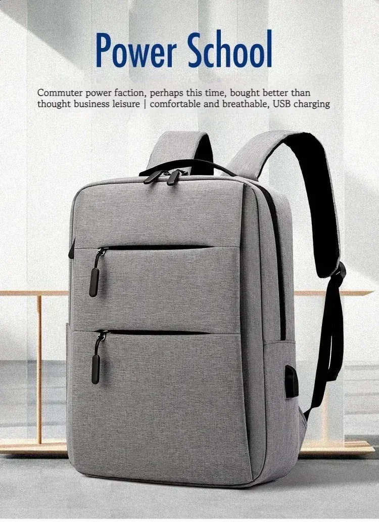 Rucksack USB-Ladegerät Tragbare 156 Zoll Freizeit Business Reise Computertasche 250408l_voghion.com
