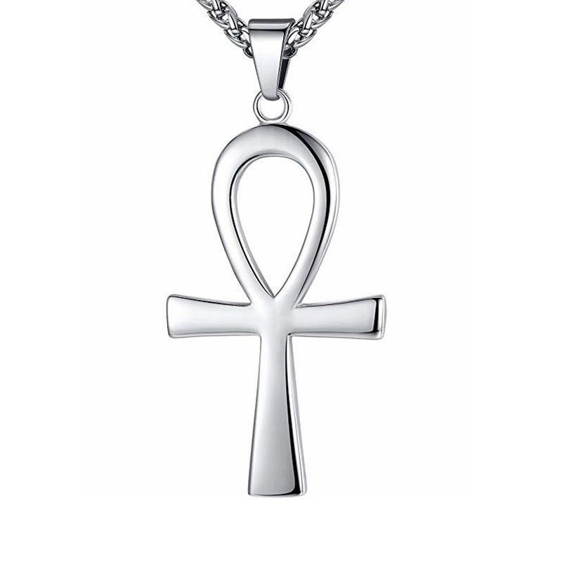 Accessori per ciondoli a croce egizia 316L in acciaio inossidabile, gioielli di alta qualità_voghion.com
