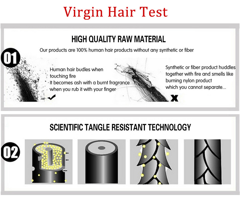 Cheveux humains brésiliens vierges 10 pouces à 20 pouces 4*4 fermeture en dentelle suisse vague profonde densité 150%_voghion.com