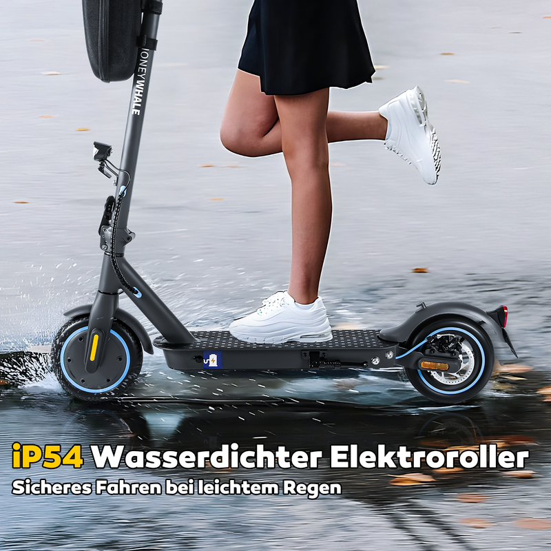 Honey Whale E9 Elektroroller mit ABE 8,5" Reifen 350W 36V 7,5Ah Akku Elektroroller Honey Whale E9 8,5", Schwarz_voghion.com