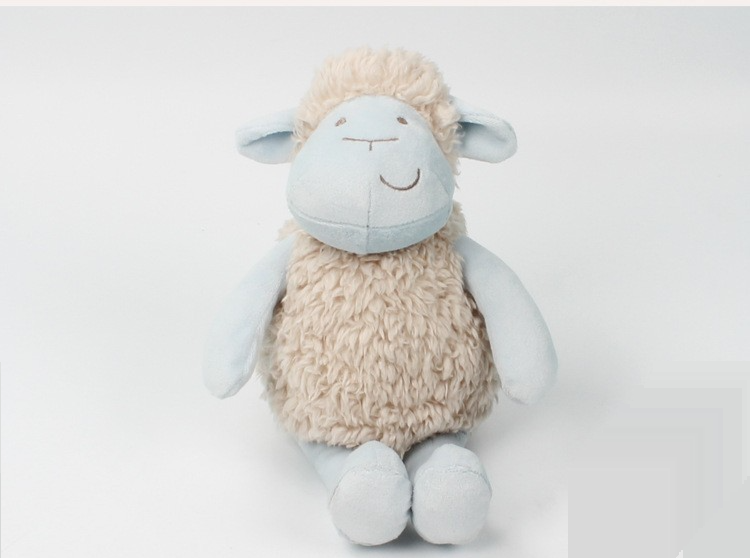 Stuffed Plush Animals Doll Soft Life Blue Lamb Doll Children Soft Cloth Doll Girl Birthday Gift Wedding Plush Toy_voghion.com