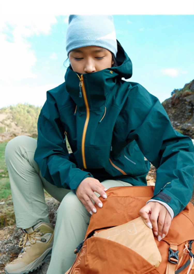NOKO-Explore Planet Outdoor Fully Laminated Jacket Hard Shell Windproof Waterproof Mountaineering Three-Layer Laminated Ski Suit_voghion.com