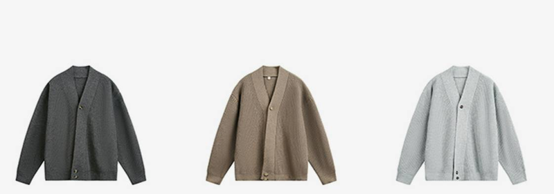 Herrenbekleidung Money Style Cardigan Pullover Herren Herbst und Winter Japanische Retro Robe Strickpullover Schwere High-End Sense Schräge Knopfleiste Jacke_voghion.com